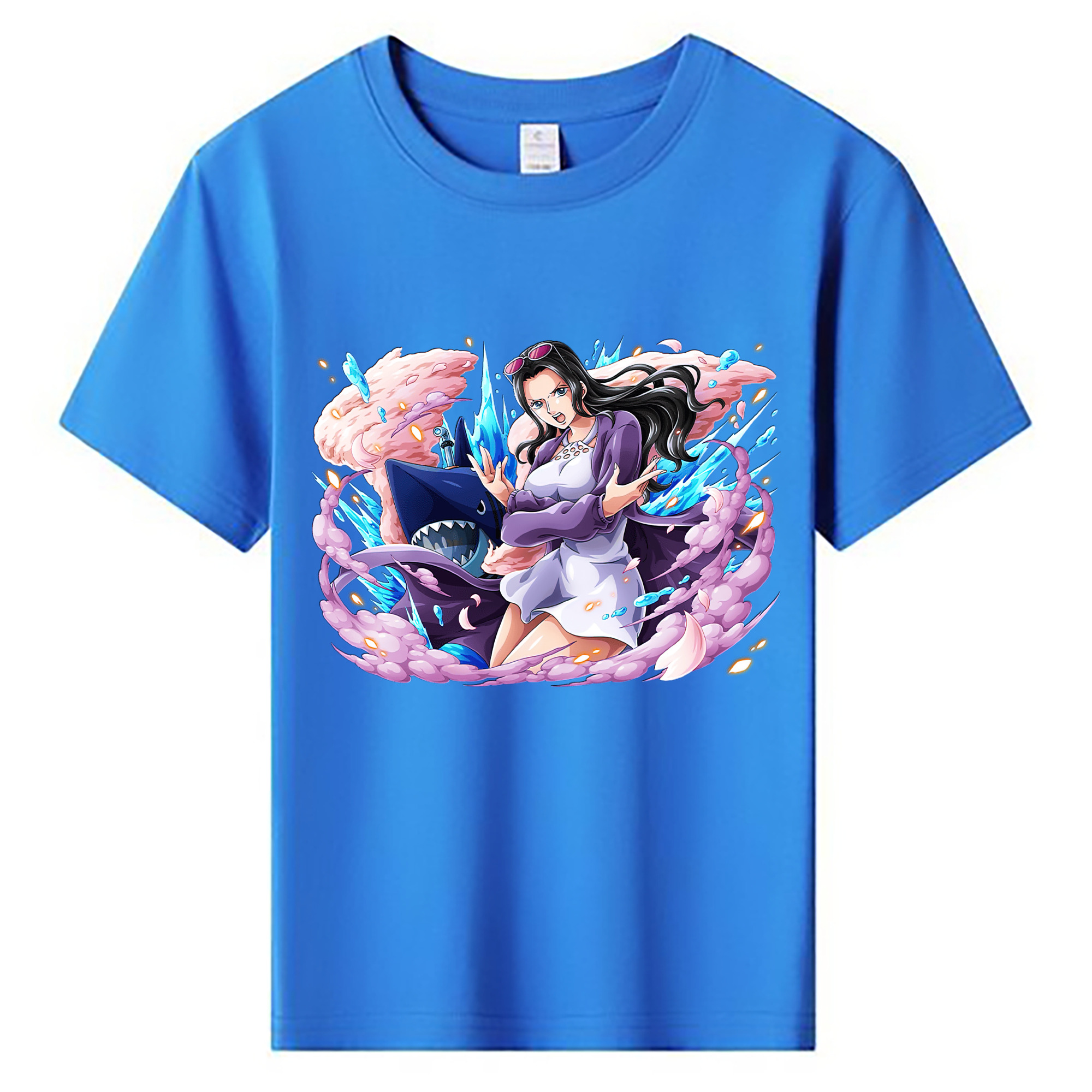 （画像用） ワンピース ニコ・ロビン ONE PIECE Nico Robin 綿100％キッズTシャツ（フロントプリント）